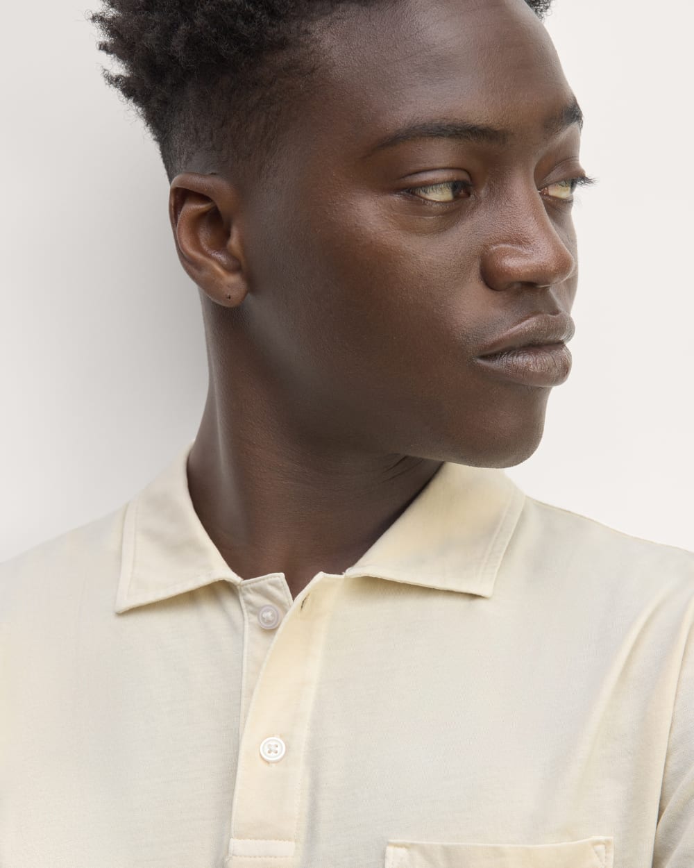The Essential Organic Garment-Dyed Polo | Parchment