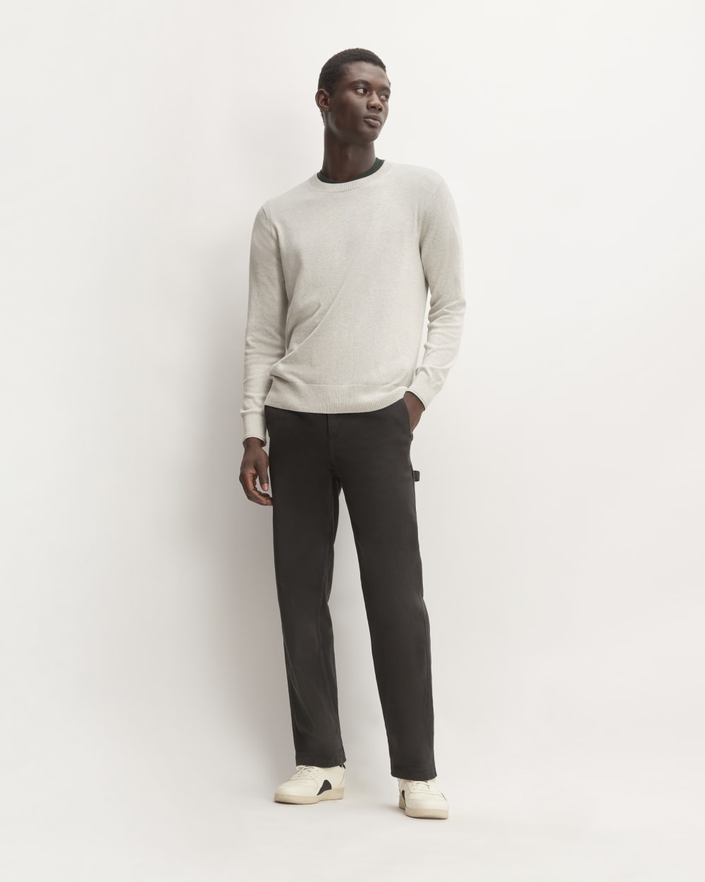 The No-Sweat Sweater | Uniform | Chalk