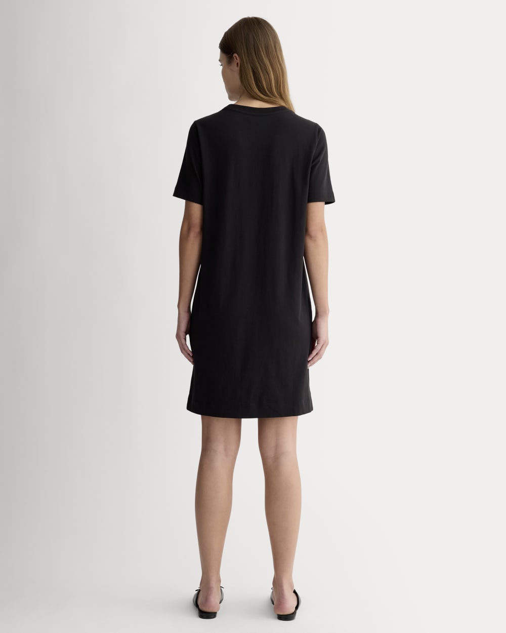 The Organic Cotton Weekend Tee Dress | Black