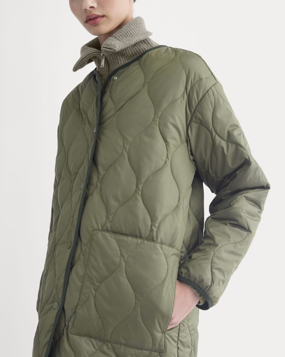 The Quilted Liner | Kalamata/Rosin