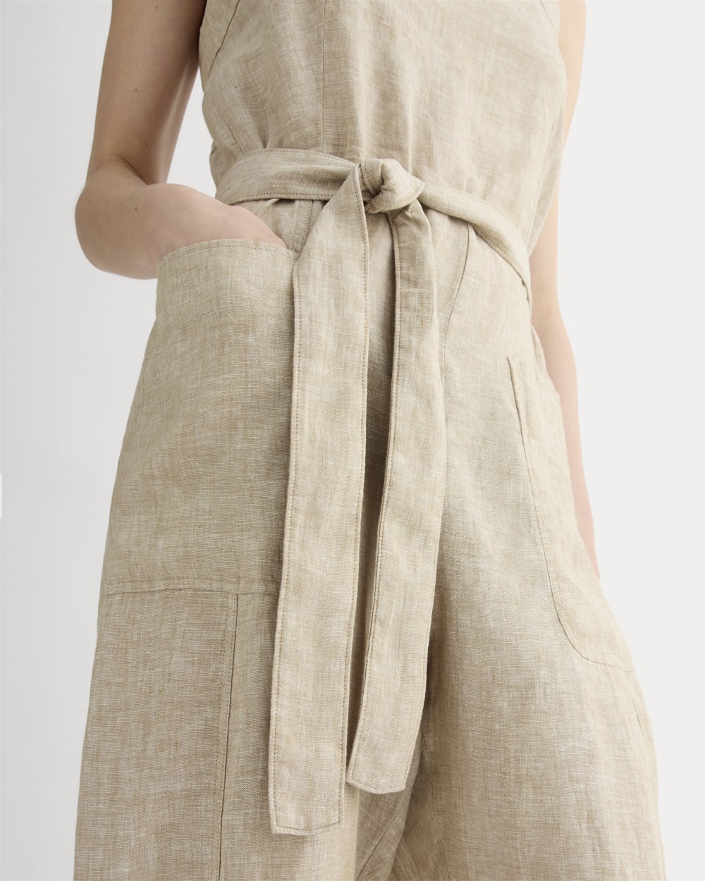 The Utility Coverall in Linen | Cornstalk Chambray