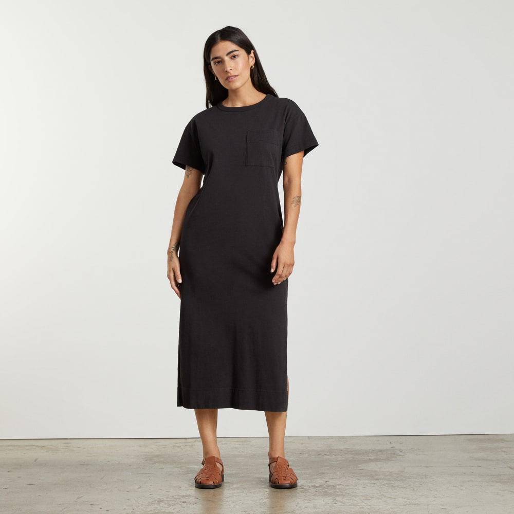 The Organic Weekend Maxi Dress | Black