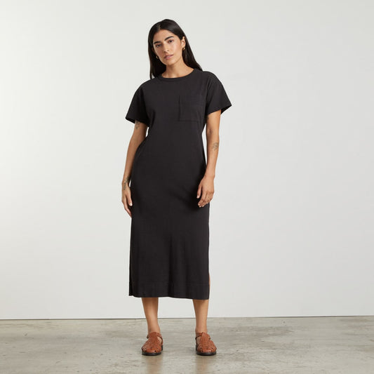The Organic Weekend Maxi Dress | Black