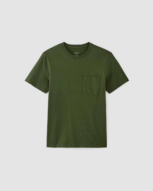 The Premium-Weight Pocket Tee | Uniform | Deep Moss Green