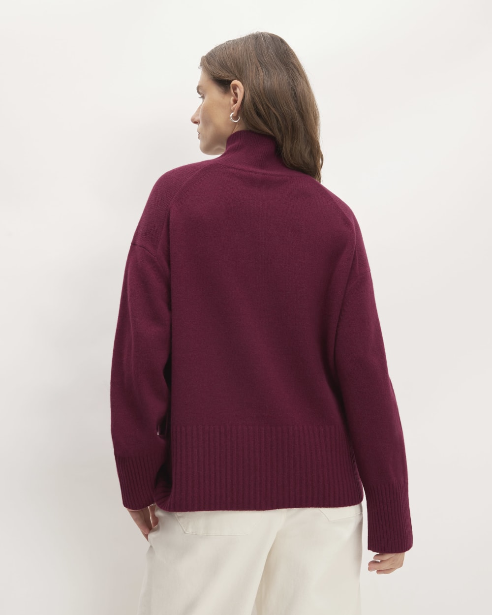 The Cashmere Oversized Turtleneck | Brandy