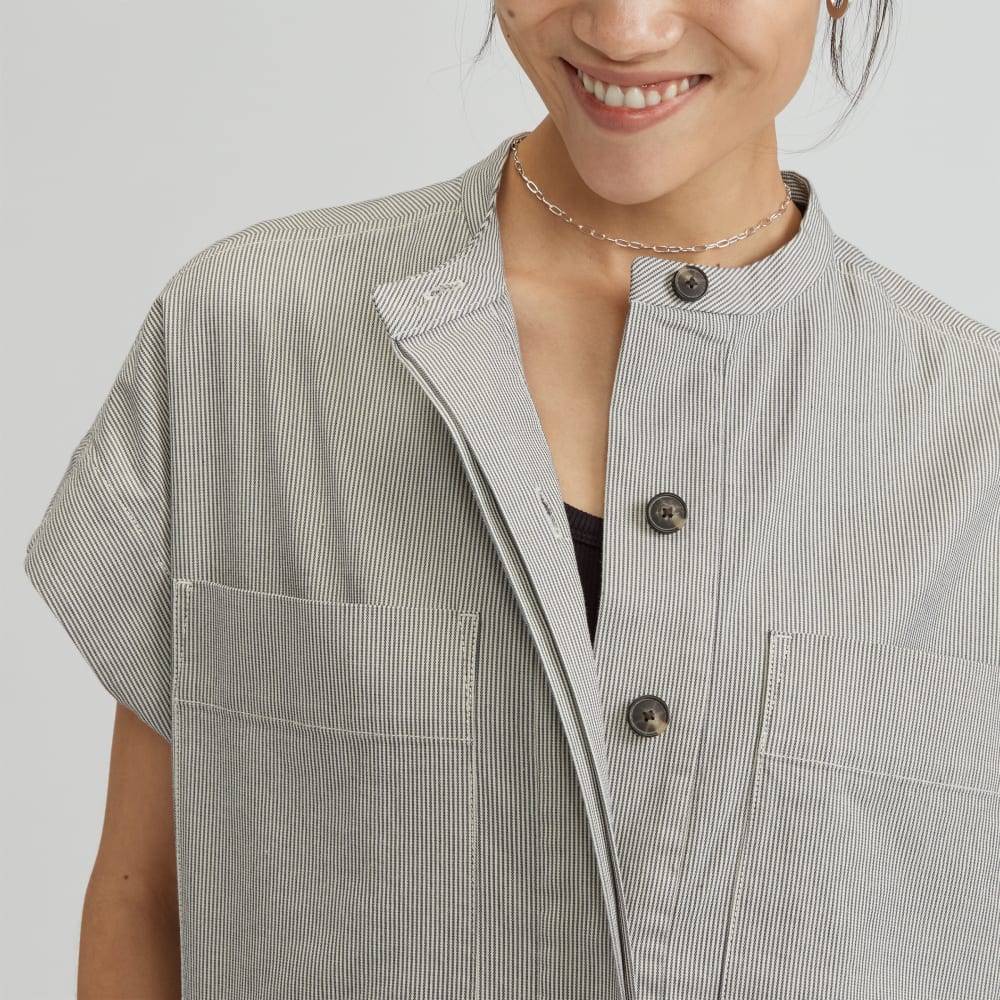 The Easy Workwear Jumpsuit | Canvas Tan / Navy