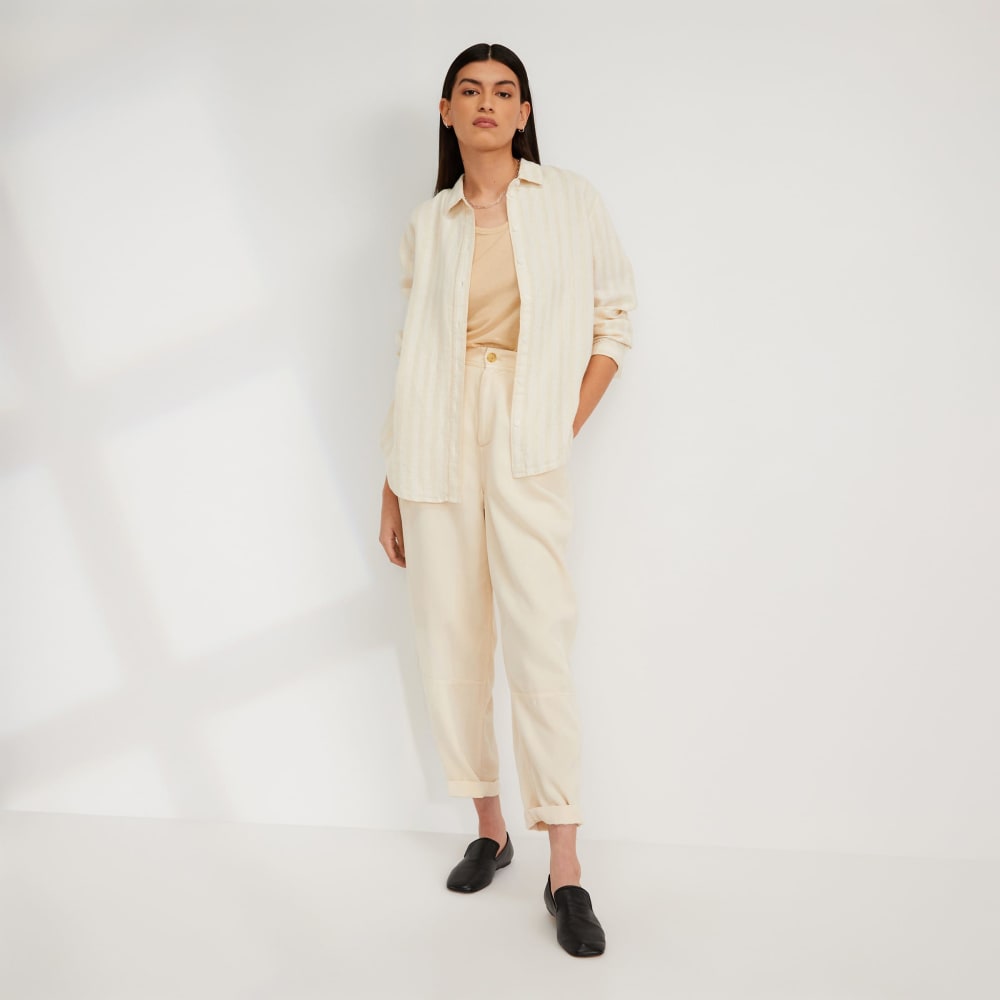 The Must-Have Shirt in Linen | Brazilian Sand / Canvas Tan