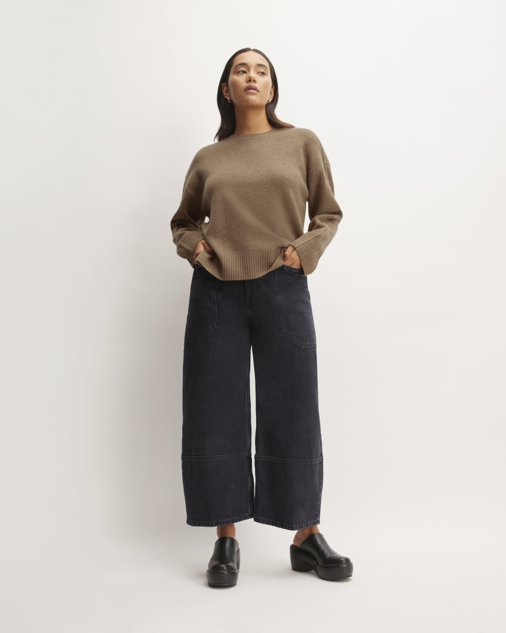 The Good Merino Wool Crewneck Sweater | Praline