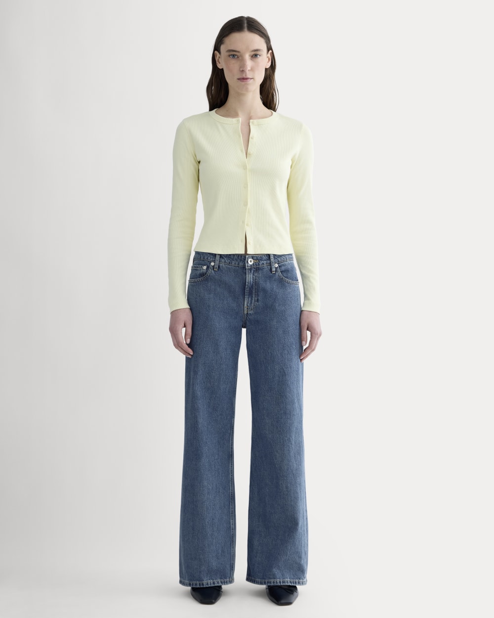 The Selfie Cardigan | Light Yellow