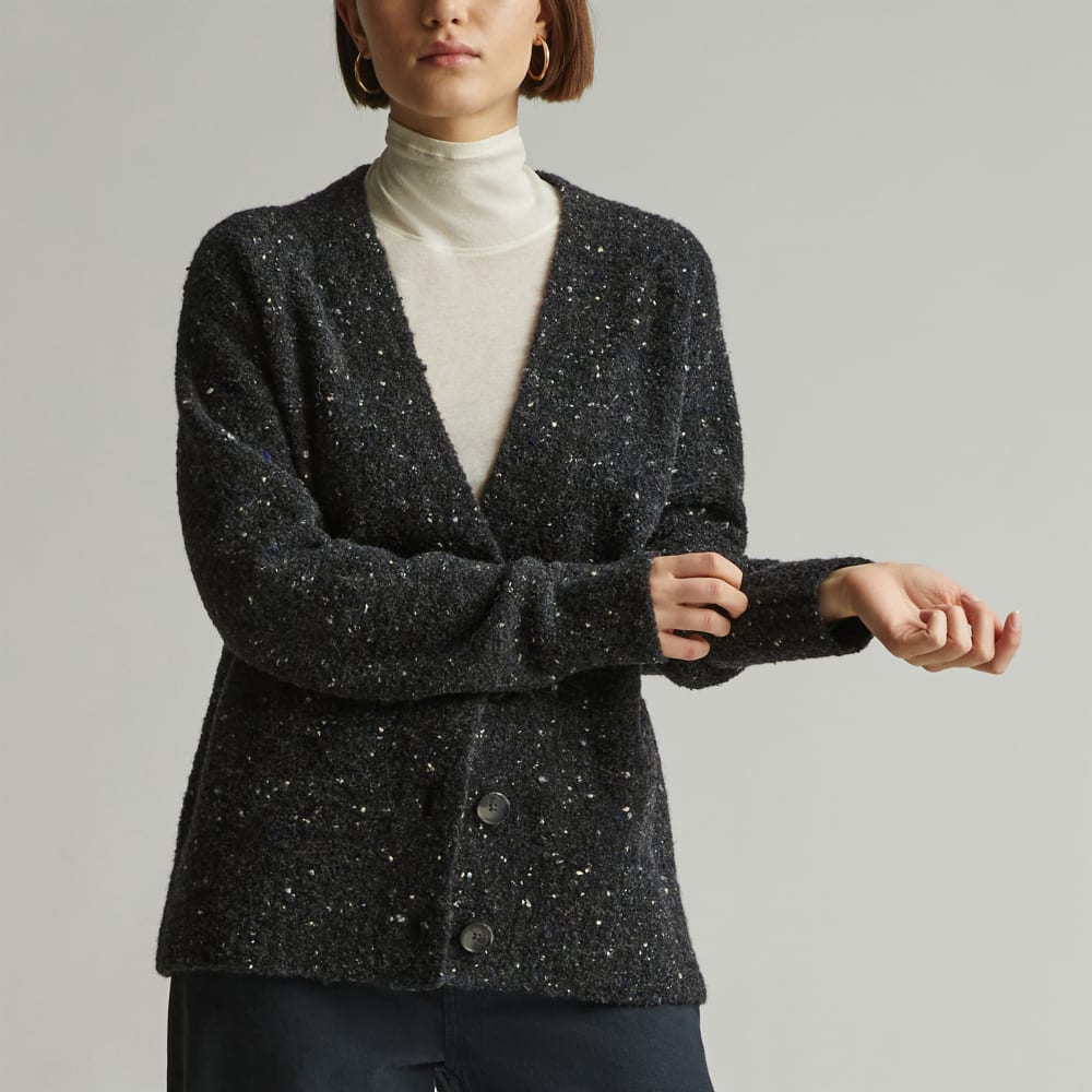 The Confetti Cardigan | Black Multi