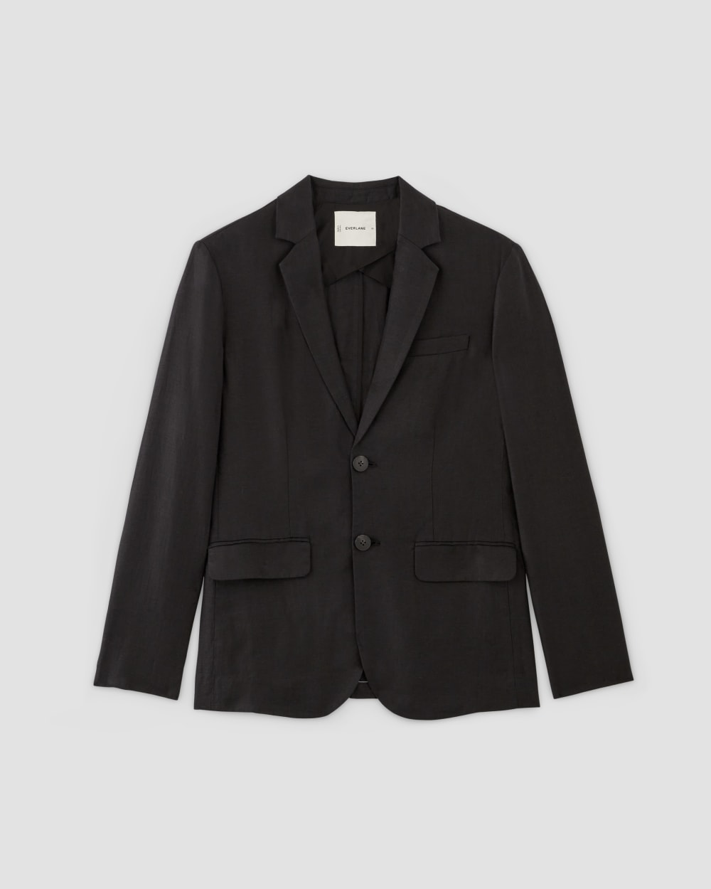 The Linen Blazer | Black