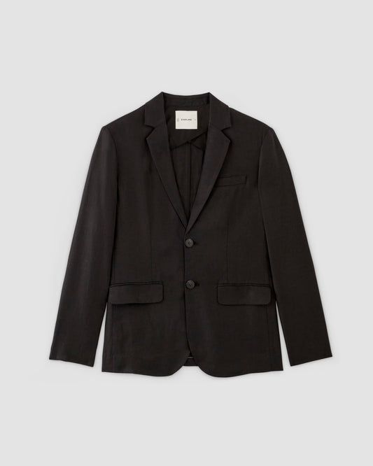 The Linen Blazer | Black