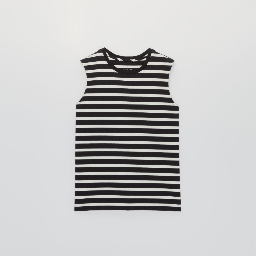 The Mariner Tank | Black / Canvas Tan