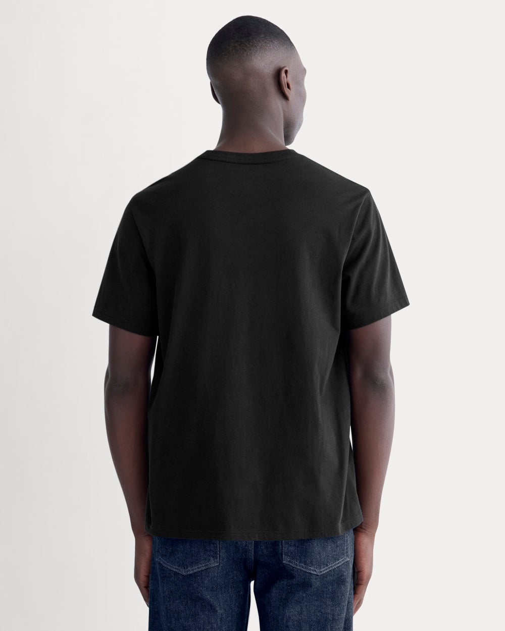 The Essential Organic V-Neck Tee | Black
