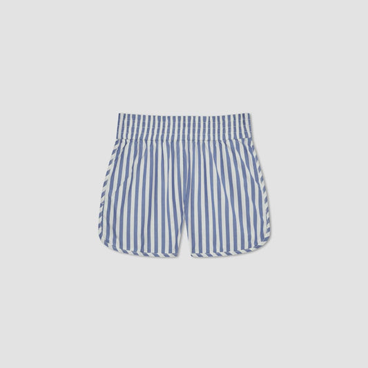 The Poplin Boxer Short | Mazarine Blue / Bone