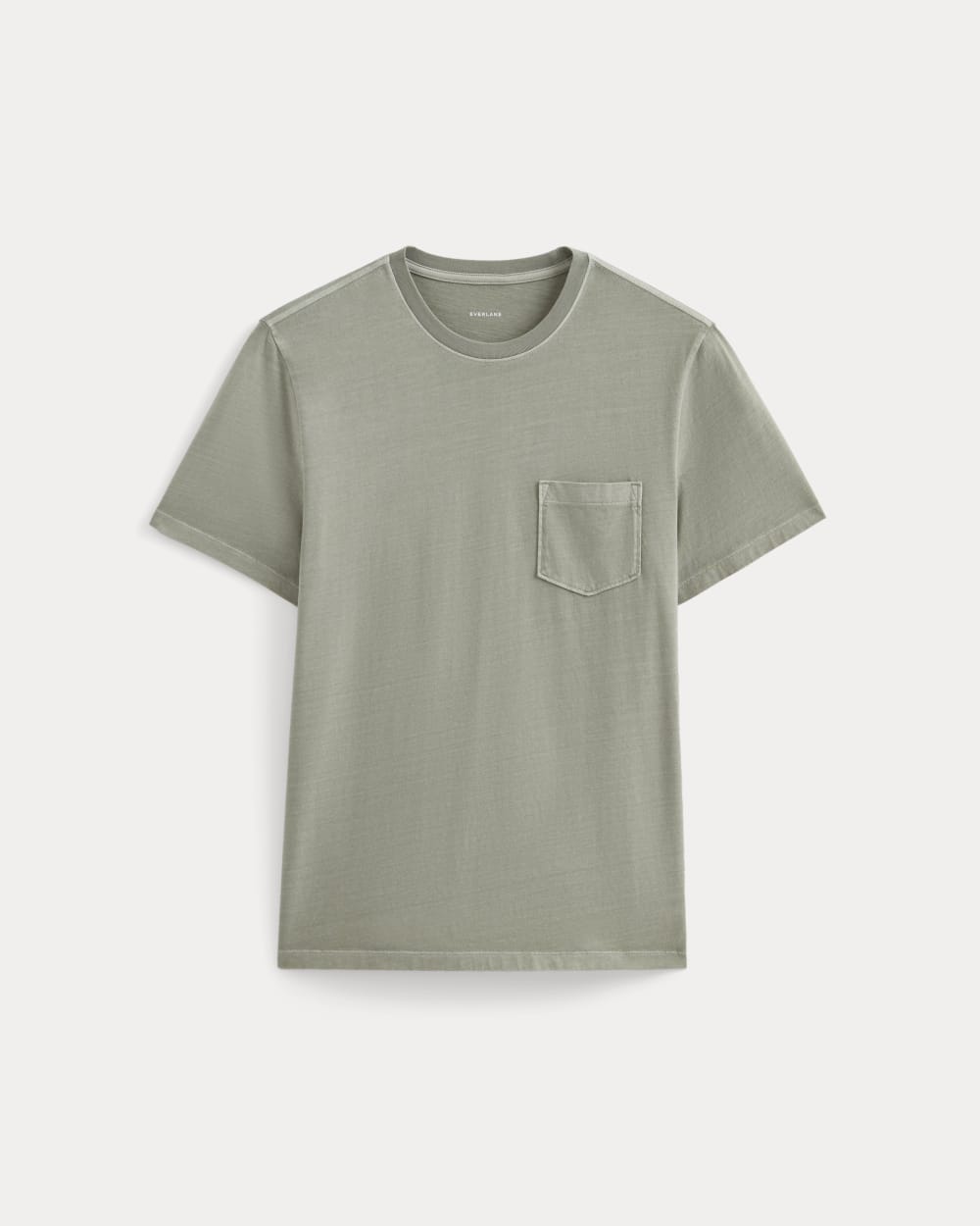 The Essential Organic Garment-Dyed Crew | Seagrass