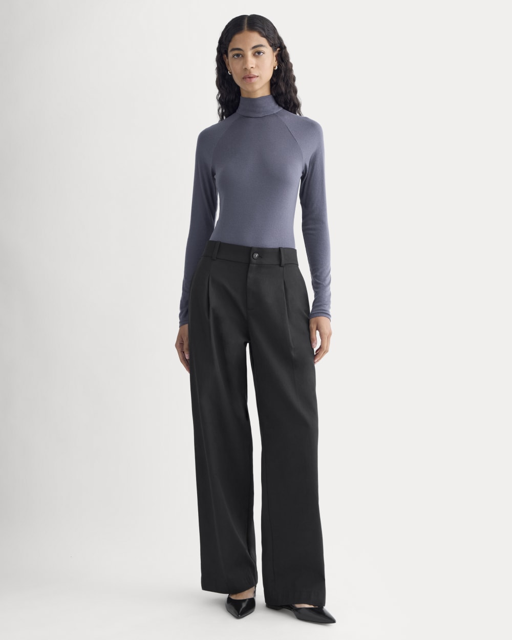 Tie-Neck Top in Butterluxe | Graystone