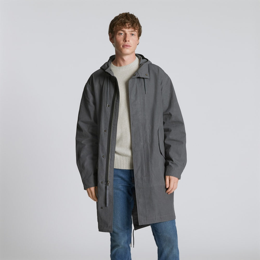 The Waxed Cotton Parka | Slate