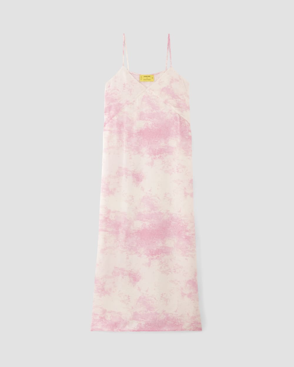 The Everlane x Marques' Almeida Satin Tie-Dye Dress | Pink Tie-Dye