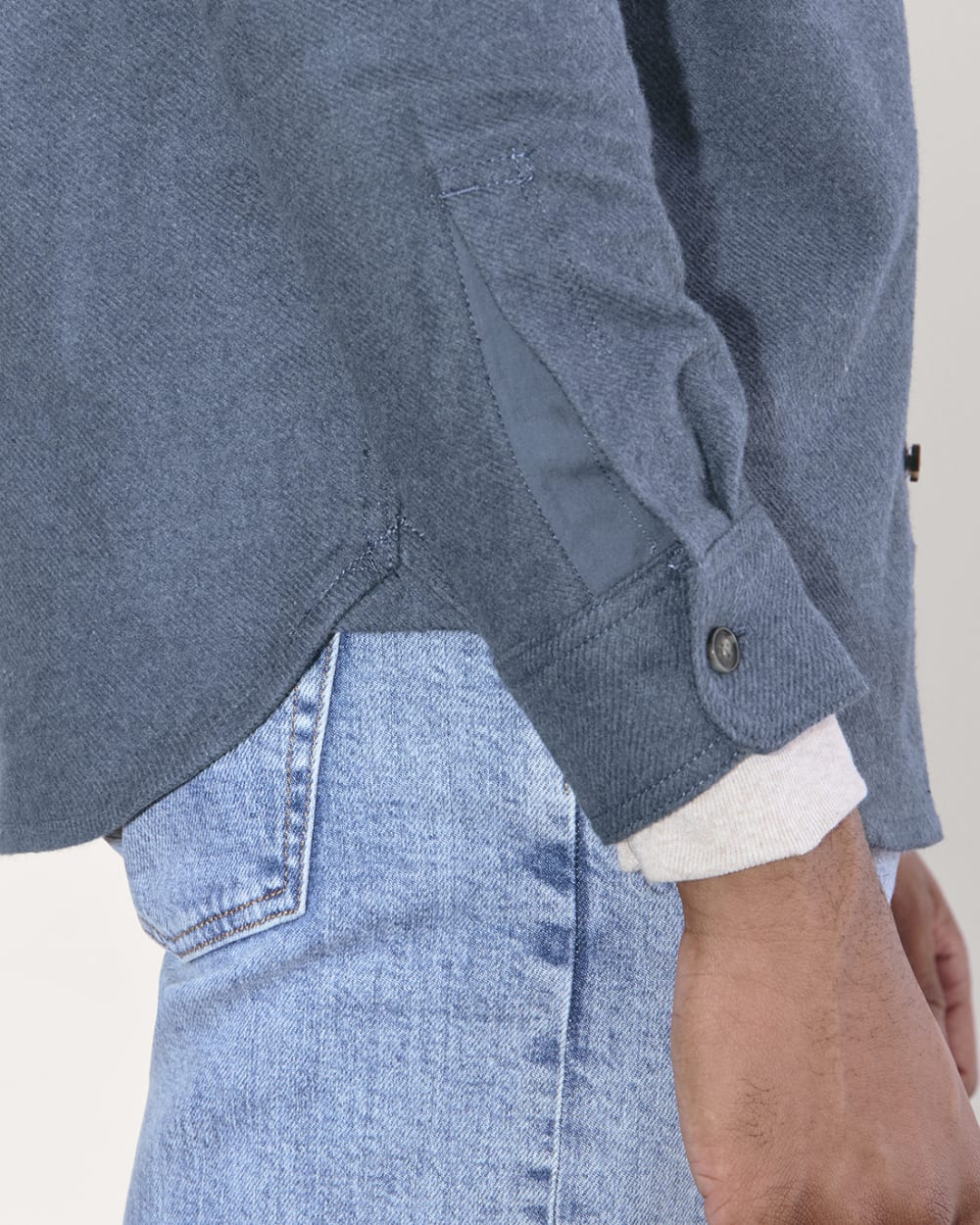 The Heavyweight Overshirt | Uniform | Heather Midnight Navy