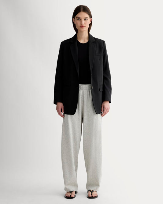 The Off-Duty Barrel Pant | Pale Heather Grey