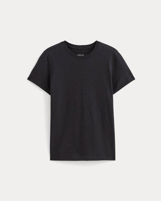 The Slim Crew in Essential Cotton | Black