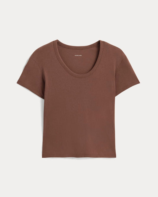 The Air Scoop-Neck Tee | Cedarwood