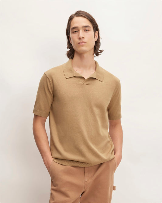 The No-Sweat Polo | Tiger's Eye
