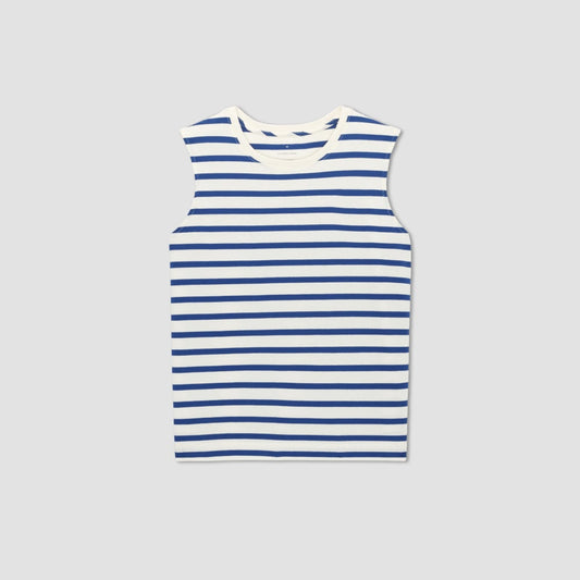 The Mariner Tank | Canvas Tan / Mazarine Blue