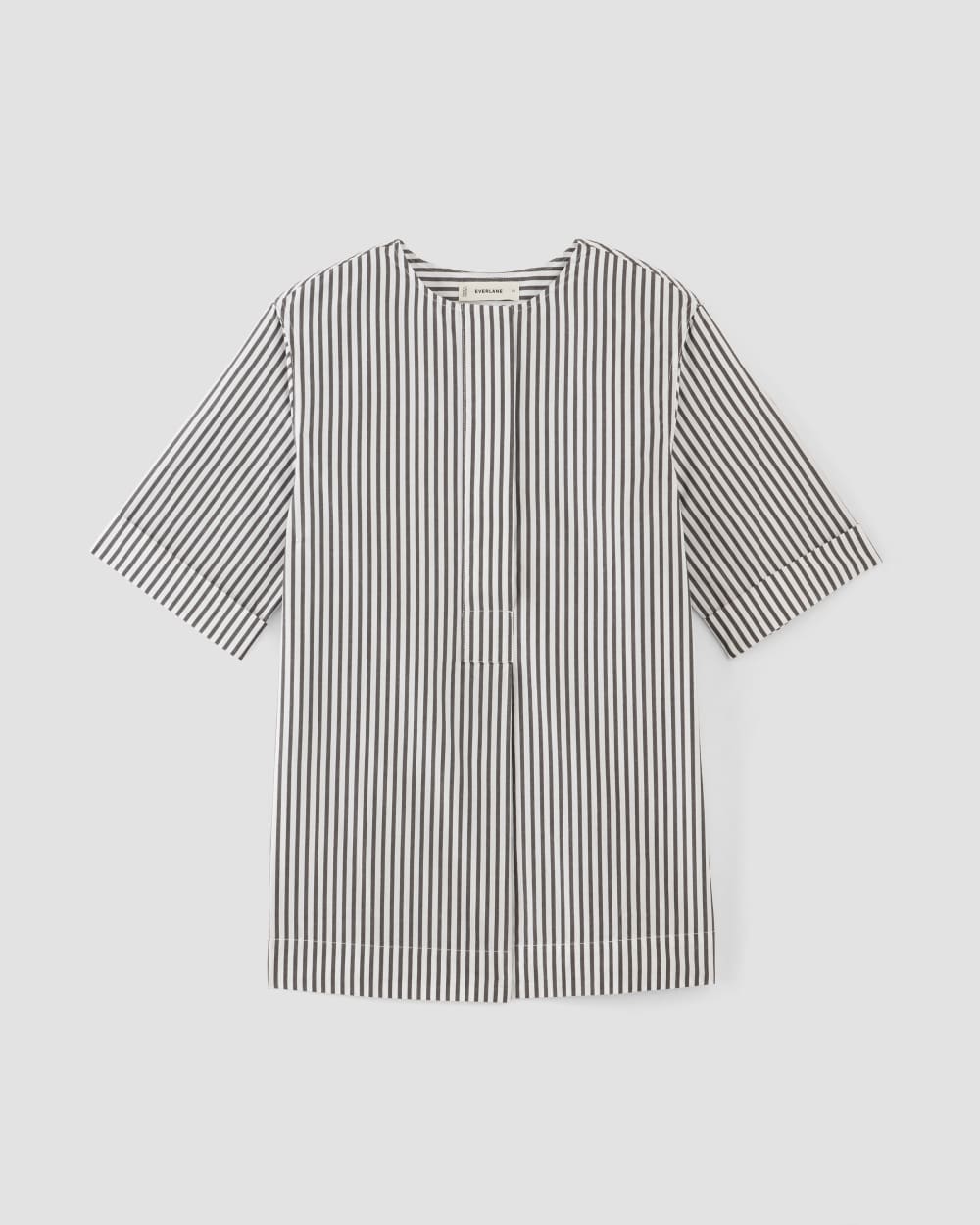 The Supima® Cotton Tunic | Optic White / Black