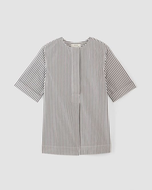 The Supima® Cotton Tunic | Optic White / Black