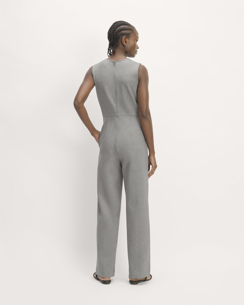 The Dream Jumpsuit | Mid Heather Grey