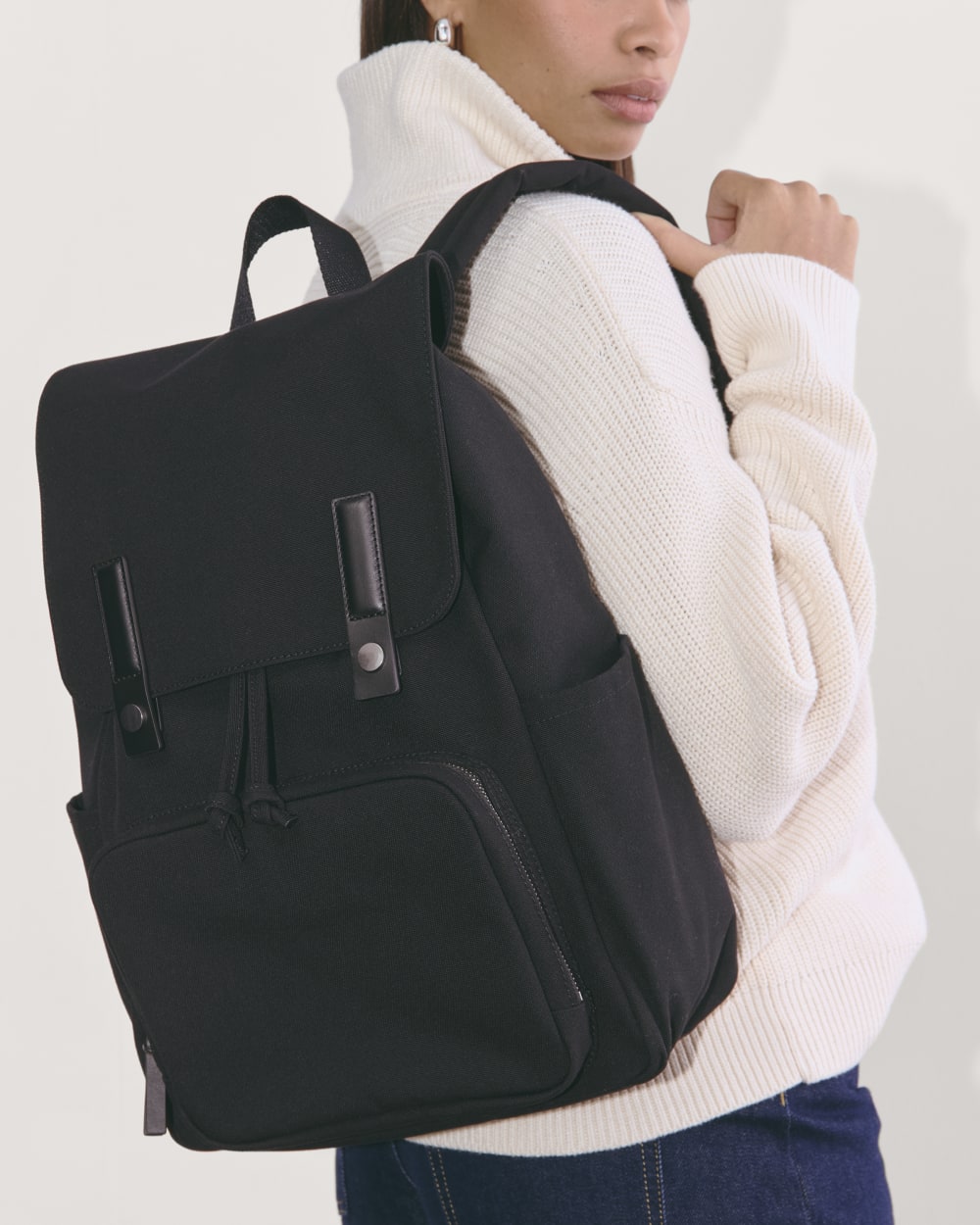 The Canvas Backpack | Black