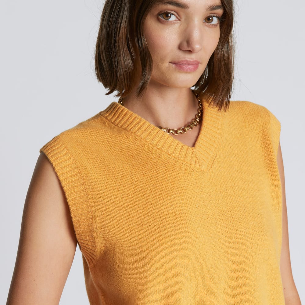 The Cashmere Vest | Kumquat