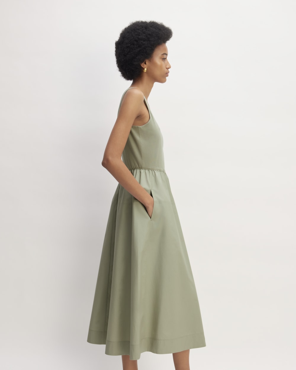 The Supima® Jersey Riviera Dress | Sage Green