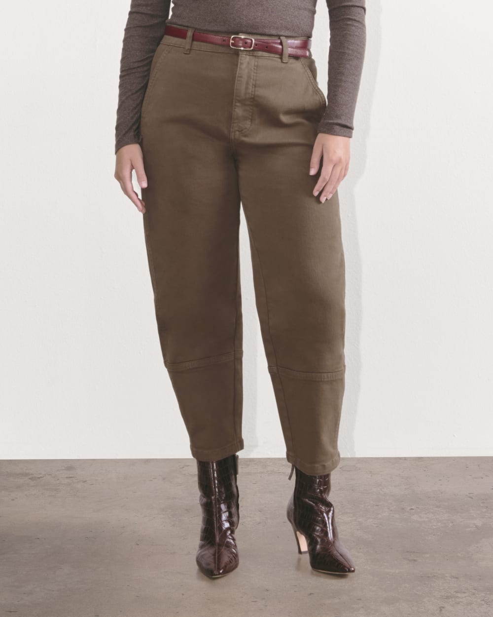 The Utility Barrel Pant | Cocoa | Regular