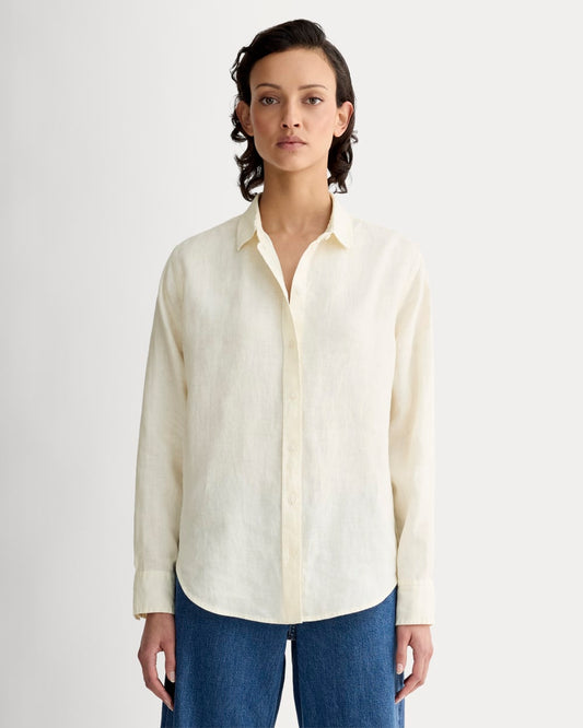 The Must-Have Shirt in Linen | Bone
