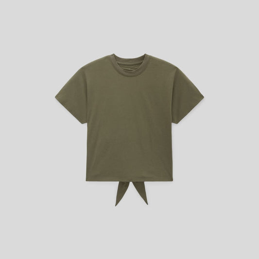 The Organic Cotton Tie Back Tee | Kalamata