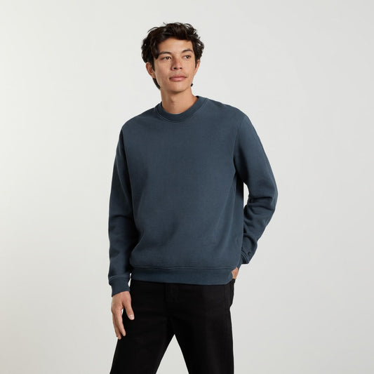 The Track Crewneck Sweatshirt | Kingfisher Blue