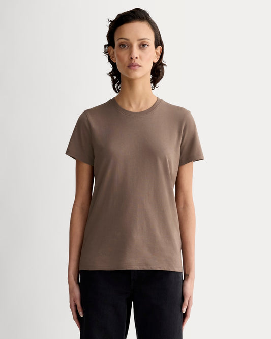 The Slim Crew in Essential Cotton | Clay