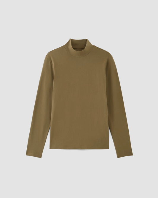 The Organic Cotton Long-Sleeve Turtleneck | Beech