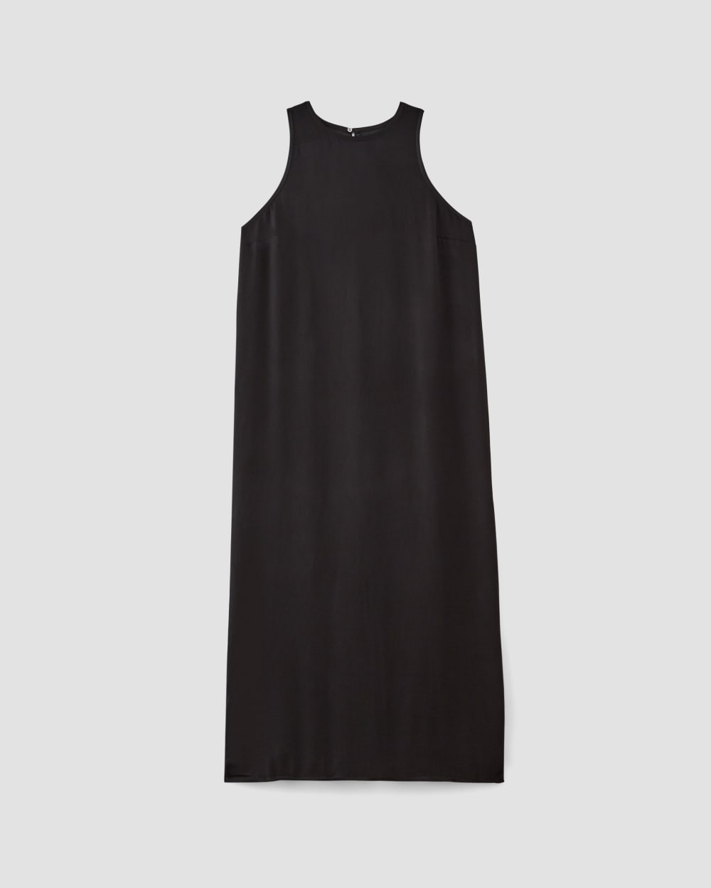 The Satin Racerback Slip Dress | Black