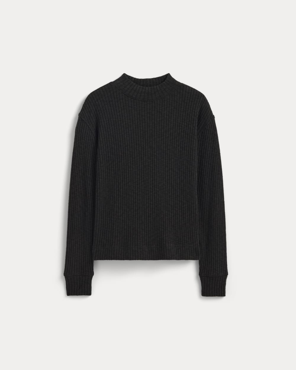 The Cozy Rib Funnel-Neck | Black
