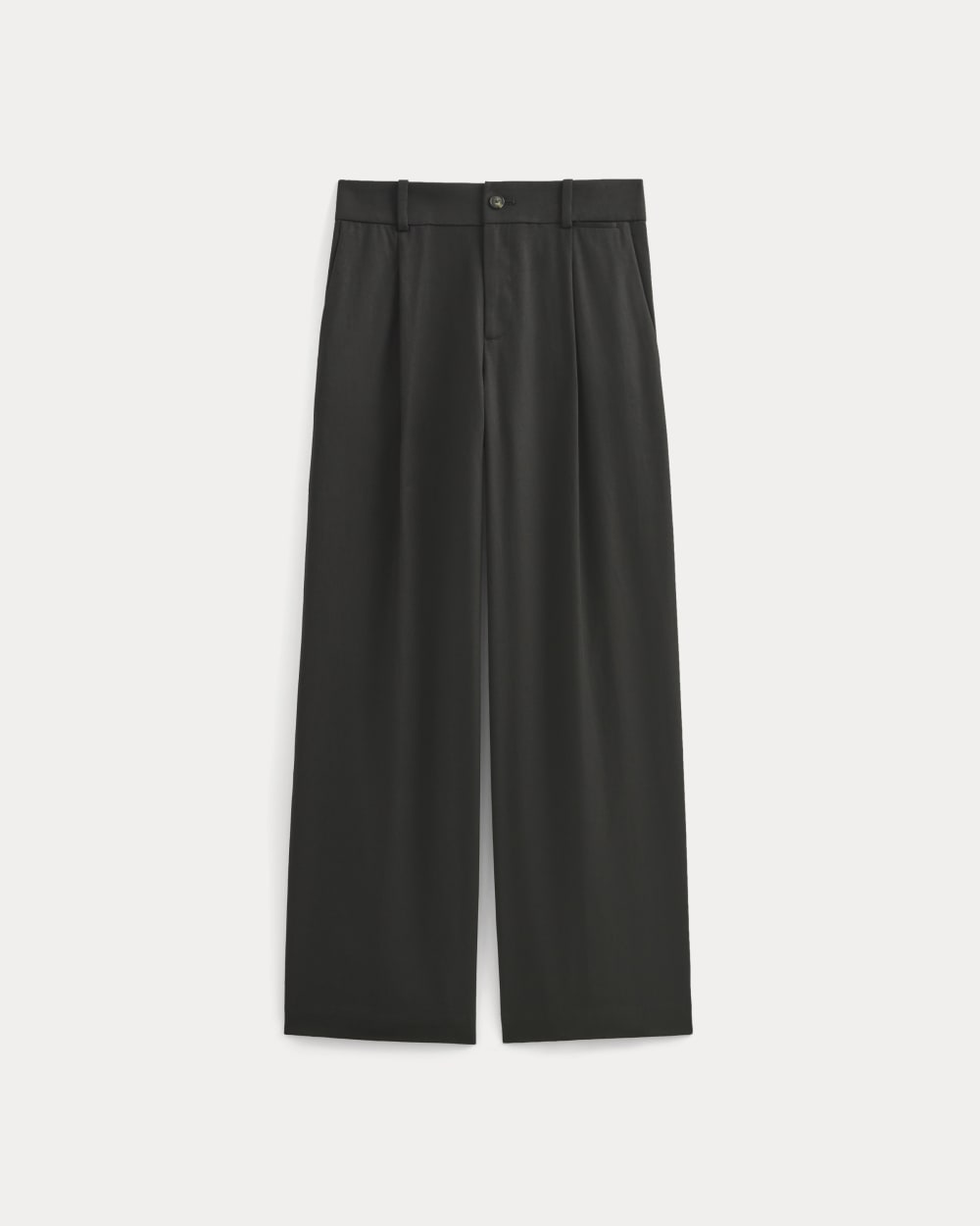 Wide-Leg Trouser in Buttersmooth | Black | 30 Inseam
