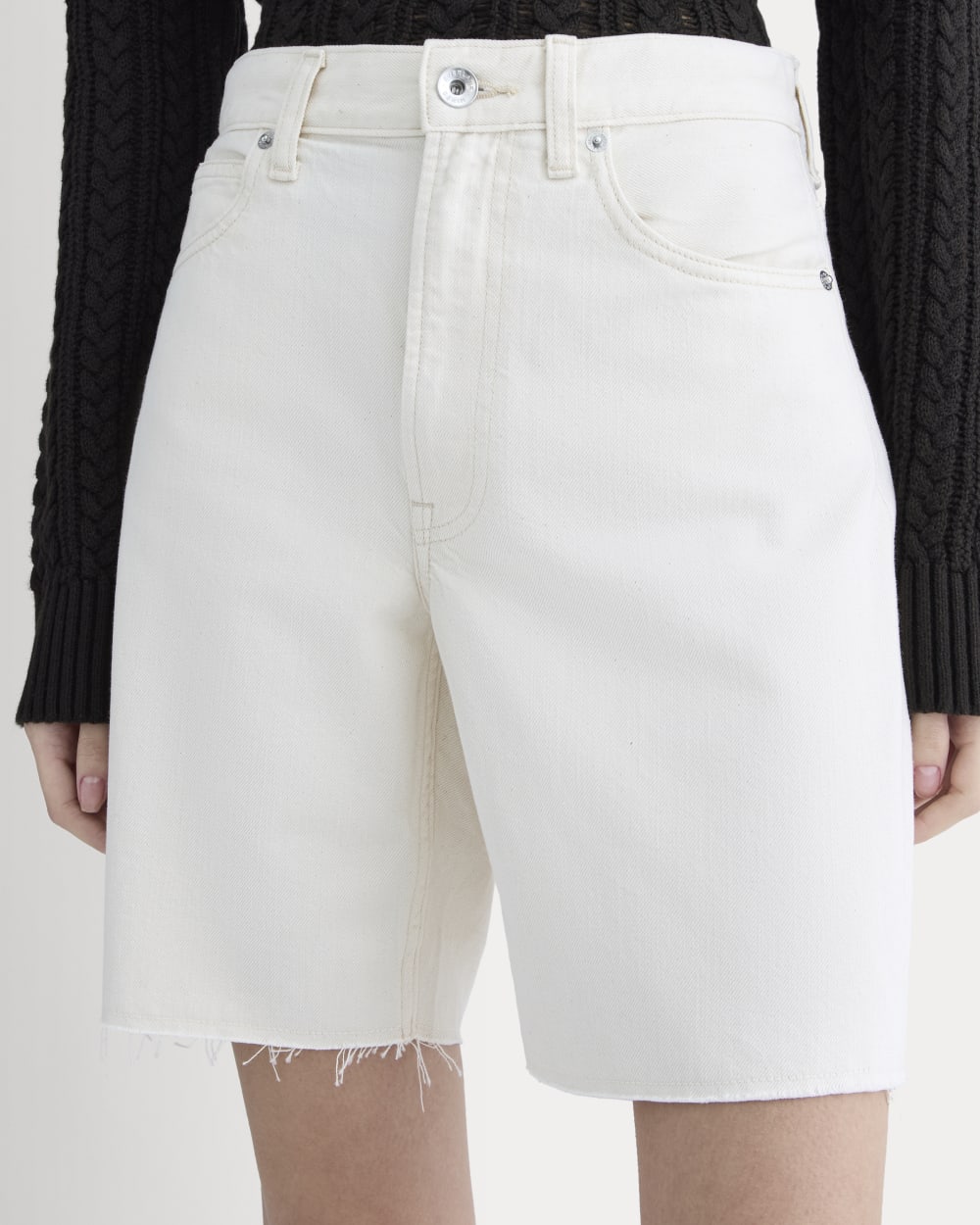 The OG Baggy Jean Short | Ecru