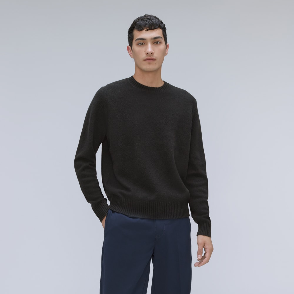 The Everyone Cashmere Crew | Black