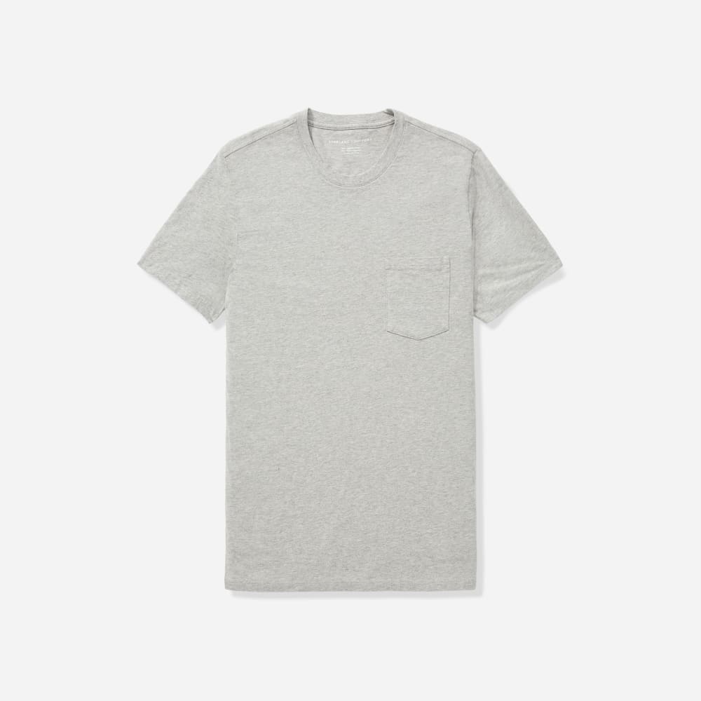 The Organic Cotton Pocket Tee |  Heathered Grey