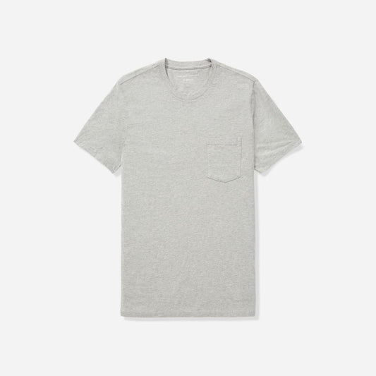 The Organic Cotton Pocket Tee |  Heathered Grey