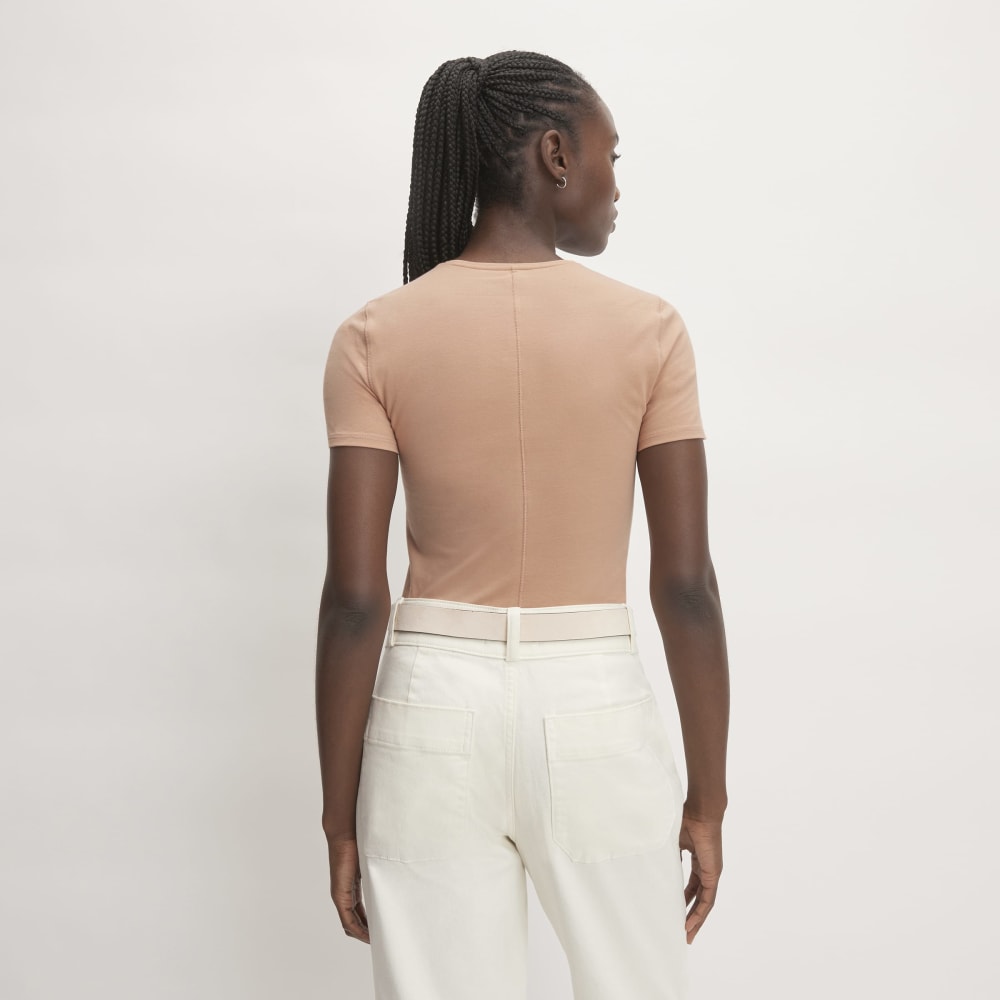 The Supima® Form Crew Neck Tee | Blush Pink