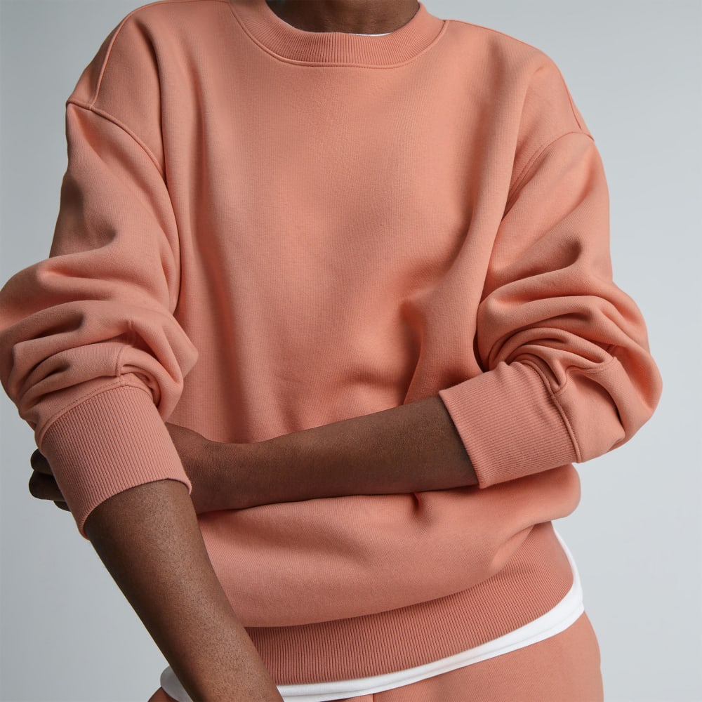 The ReTrack Oversized Crew | Light Rose